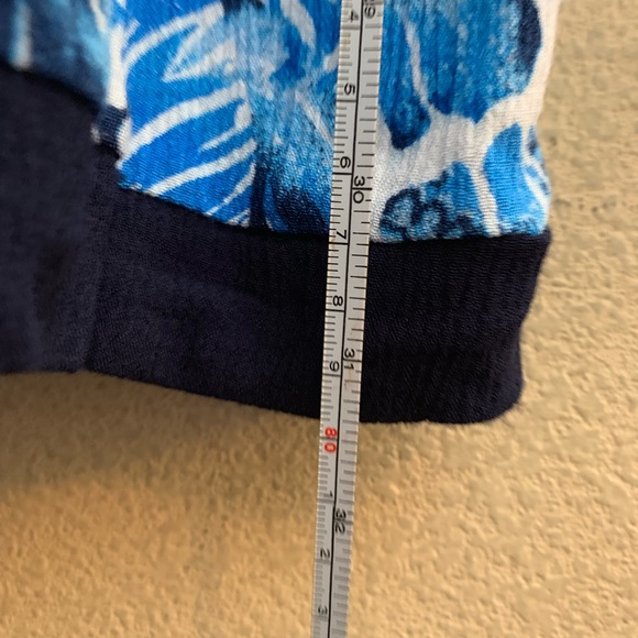 Cute blue palm leave romper - Picture 5 of 6